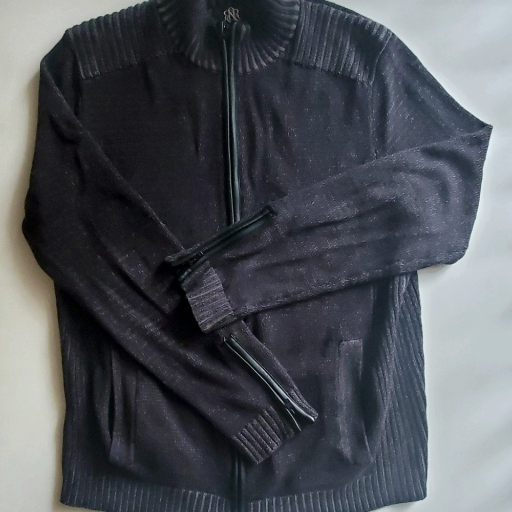 Rock & Republic Full Zip Sweater Men XL